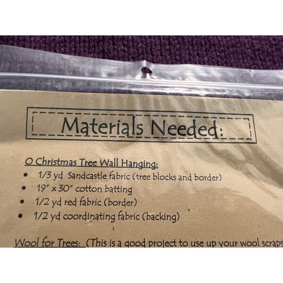 O christmas tree mini quilt wall hanging pattern - Picture 5 of 8